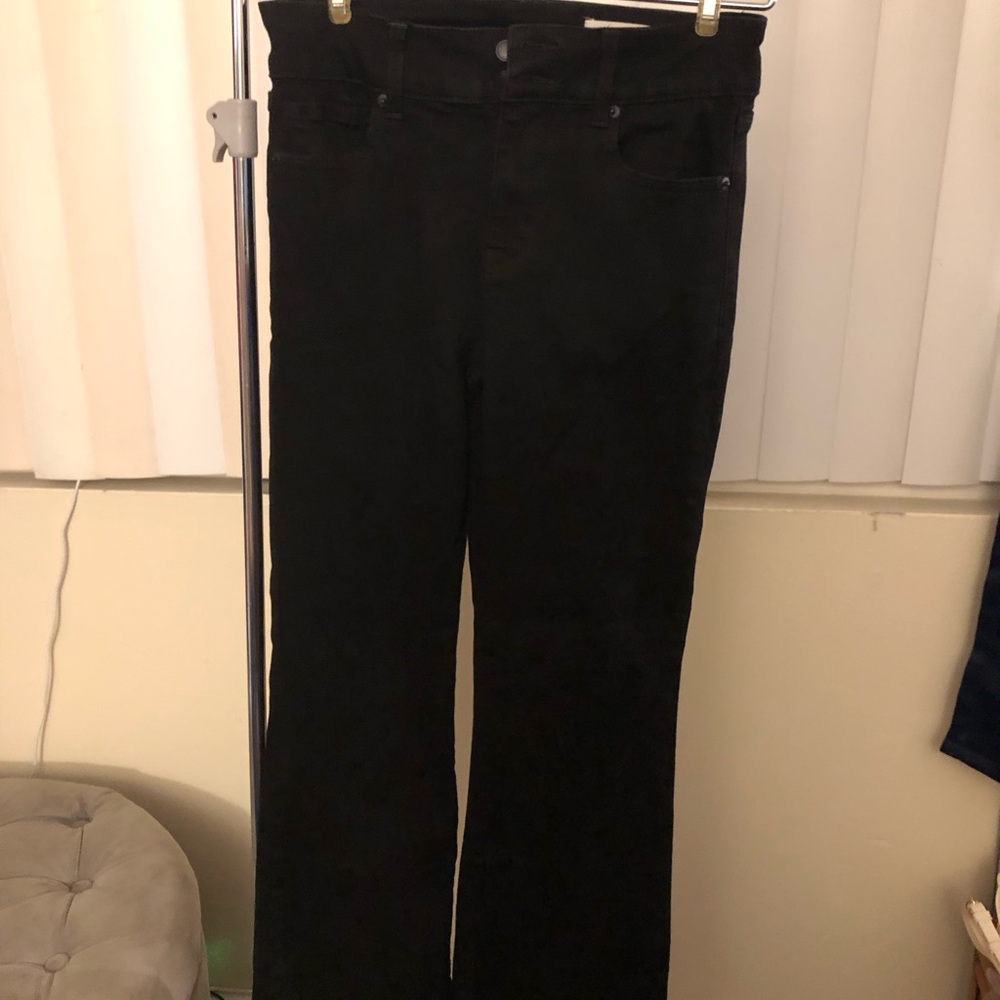 High-Rise Black Wide-Leg Women’s Jeans